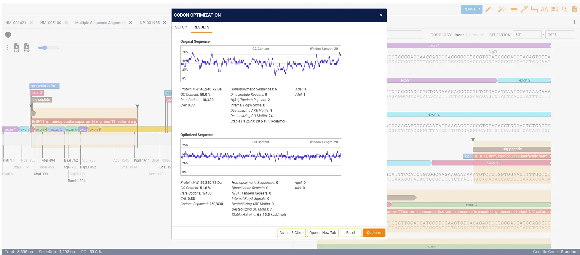 codon software