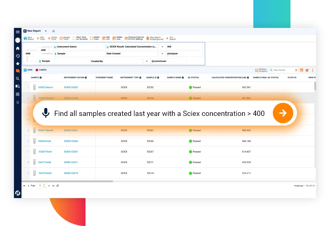 search and analyze data