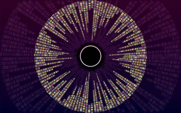 background of abstract genetic map storage ,gathering and organizing data ,examining genetic data,genome map research